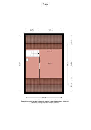 Floorplan - het Waterland 62, 8302 XD Emmeloord